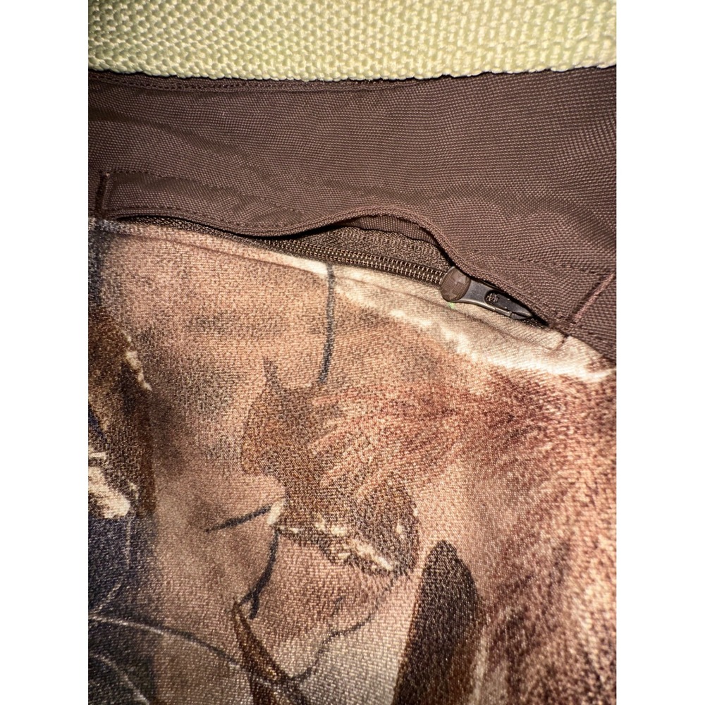 Under Armour Pants Boys Med Brown Youth Camouflage Real Tree Fleece Lined Cargo - Picture 9 of 12